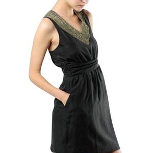 Theory  Beaded Silk Dress